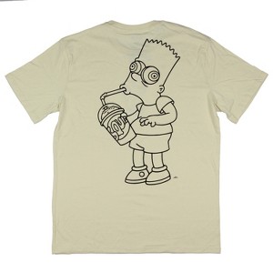 The Simpsons Men's Bart Squishy Machine Sketch Design T-Shirt - 1 of 4