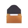JAM Paper Colorful Business Card Holder Case with Round Flap Matte Copper Chipboard Sold - 2 of 3