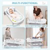 Baby Bathtub with Changing Table, Removable Bath Tub Unit w/Soft Cushion - 3 of 4