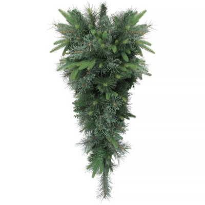 Northlight 46" Ashcroft Cashmere Pine Artificial Christmas Teardrop Swag - Unlit