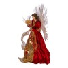 Tree Topper Finial 18.0" Red/Gold Fiber-Optic Angel Tree Topper Electric  -  Tree Toppers - 3 of 3