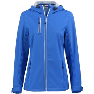 Clique Telemark Eco Stretch Softshell Full Zip Womens Hooded Jacket - 1 of 1