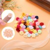 Unique Bargains Polyester Lightweight Smooth Texture Durable Ribbon Roses 100 Pcs - 4 of 4