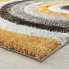 Luxe Weavers Shag Geometric Area Rug, Modern, Stain Resistant, Easy Indoor Rugs for Bedroom, Living Room - 3 of 4