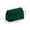 Unique Bargains Velvet Cloth Buckle Closure Portable Jewelry Holder for Rings Earrings - 2 of 4