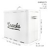 AuldHome Design Enamel Snack Bin; Modern Farmhouse Style Snack Container for Single Serving Packs - 3 of 4