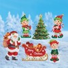 Collections Etc Santa and Elves Christmas Garden Stake Decorations - Set of 6 - 2 of 2