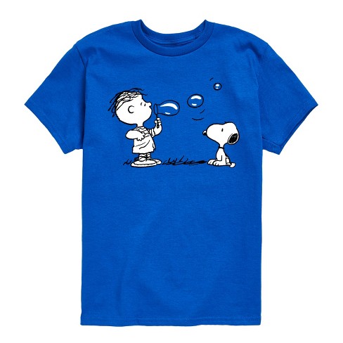Peanuts Boys' Short Sleeve T-Shirt — Soft, Screen-Printed Charlie Brown Tee For Kids & Fans