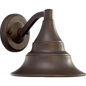 Quorum Lighting Sombra 1-Light Oiled Bronze Outdoor Wall Sconce - 1 of 1