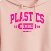 Women's - Mean Girls - Plastics Member Cropped Graphic Hoodie - 2 of 3