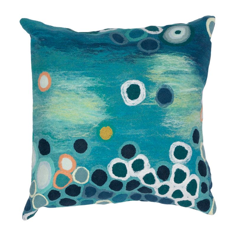 Liora Manne Visions IV Abstract Indoor/Outdoor Pillow, 1 of 4