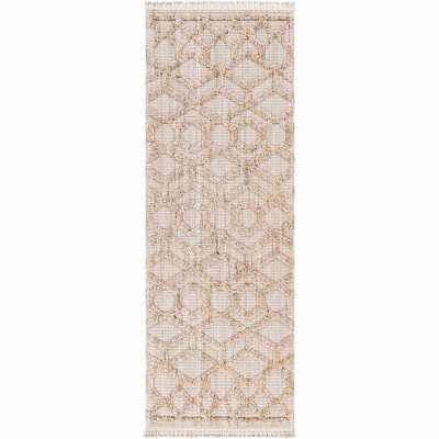 Mark & Day Le Mars 2'7"x7'3" Runner Woven Indoor Area Rugs Beige
