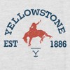 Women's Yellowstone Distressed Rider Silhouette Est. 1886 Racerback Tank Top - 2 of 4