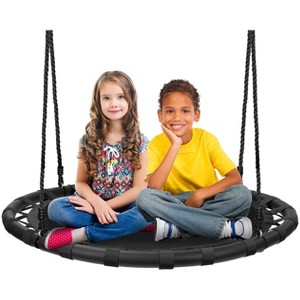 Sorbus Round Saucer Tree Swing - Sturdy, Durable & Easy to Assemble - 1 of 4