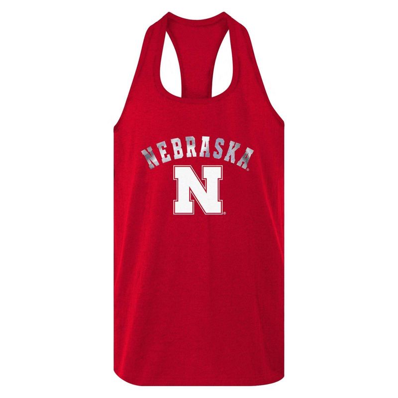 NCAA Nebraska Cornhuskers Girls&#39; Tank Top, 2 of 4