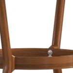 white & navy rattan/natural frame