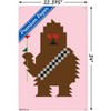 Trends International Star Wars: Saga - Chewbacca Hearts Unframed Wall Poster Prints - 3 of 4