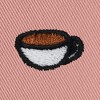 Dalix Lil Coffee Embroidered Cotton Summer Food Outdoor Bucket Hat Womens - 2 of 4