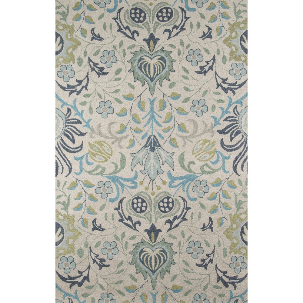 Ashlei Floral Rug - Blue - ( 2'x3') - Momeni