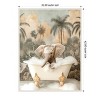 Amanti Art Elephant Bubble Delight by Niky Rahner Framed Canvas Wall Art - 3 of 4