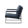 DOMETOUR 26.8” Metal Frame Accent Armchair - 4 of 4