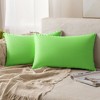 Unique Bargains Velvet Modern Solid Couch Sofa Home Decorative Pillow Covers 2 Pcs - 2 of 4