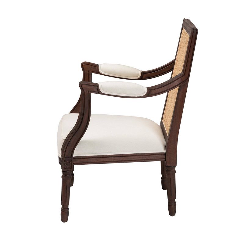 bali &#38; pari Garridan Fabric and Wood Accent Chair, 4 of 10