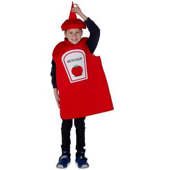 Dress Up America Ketchup Bottle Costume for Kids