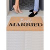 Shiraleah "Just Married" Doormat - 2 of 4
