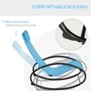 Pool Lounger, Outdoor Rocking Lounge Chair for Sunbathing, Pool, Beach, Porch with Pillow and Cool Mesh, Sun Tanning Rocker - 4 of 4