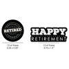 Big Dot of Happiness Happy Retirement - Paper Straw Decor - Retirement Party Striped Decorative Straws - Set of 24 - 3 of 4