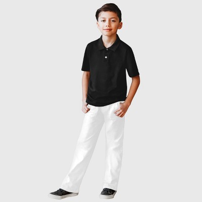 City Threads Boys Soft Cotton 3-Pocket Jersey Pants - UPF 50+ - USA-Made