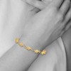 Black Bow Jewelry 14k Yellow Gold Elephant Trunks Raised Bracelet - 8 Inch - 4 of 4
