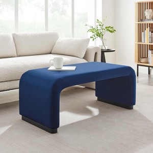 Modway Koda Performance Velvet Waterfall Ottoman - 1 of 3