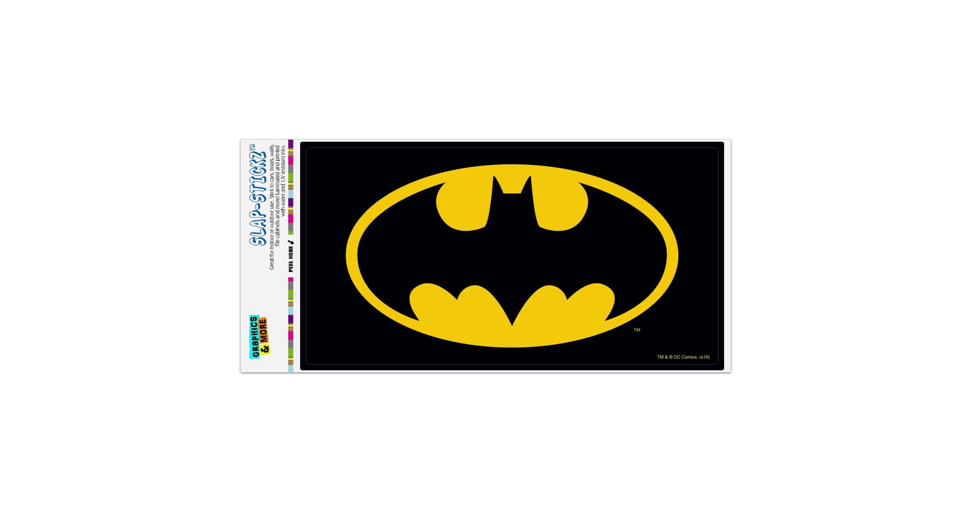Batman Classic Bat Shield Logo Automotive Bumper Sticker