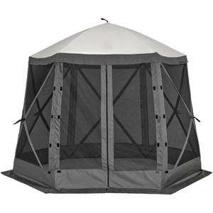 Pop Up Gazebo Screen Tent: 6-Sided Instant Canopy Shelter with 600D Oxford Cloth, Portable for Camping - 1 of 4