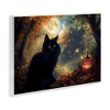 Stupell Industries Black Cat & Haunted Mansion Wall Plaque Art - 2 of 4