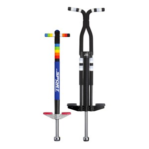 New Bounce Pogo Stick Set - Set of Two Ultimate Pogo Sticks W/Silicone Grips - 1 of 4