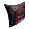 Marvel Spider-Man Across The Spiderverse Here Comes Cyborg Throw Pillow 18x18 Inches - 3 of 3