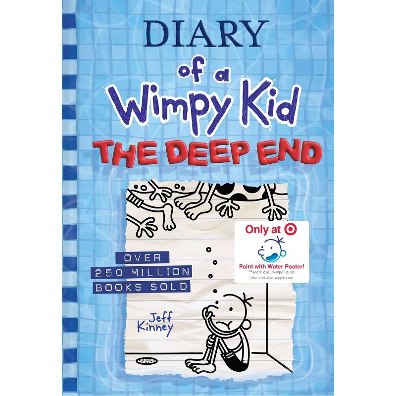 The Deep End: Diary of a Wimpy Kid Book #15 - Target Exclusive Edition - by Jeff Kinney (Hardcover), 1 of 2