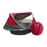 KidCo PeaPod Camp Lightweight Pop Up Child Portable Travel Bed Tent Extension with Retractable Sun Shade, Storage Pocket, and Carry Bag