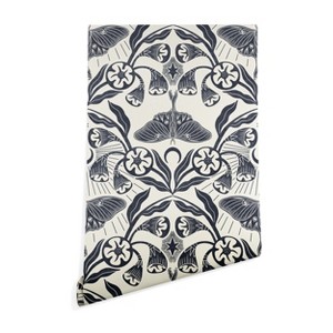 Sewzinski Luna Moth Moonflowers Pattern Wallpaper - 1 of 1