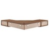 Modway Transmit 47" Corner Desk – Mid-Century Wall-Mount Office Desk with Walnut Finish and Storage Shelf - 4 of 4
