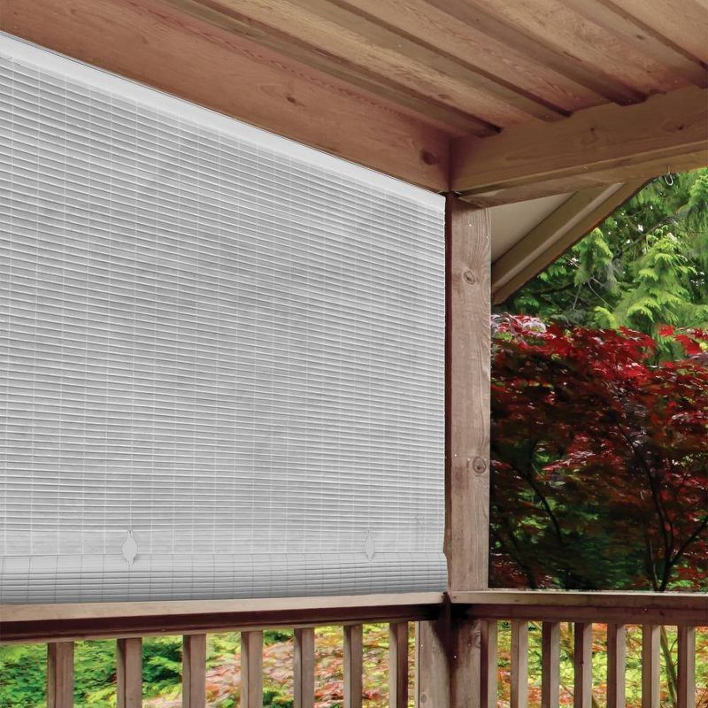 Outdoor Oval Vinyl Cord-Free PVC Rollup Blinds - Radiance, 4 of 6