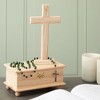Juvale Unfinished Wood Home Decor Standing Table Cross (3 Pack) - 2 of 4