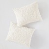 Gulches Tufted Cotton Chenille Medallion Fringe Coverlet Mini Set Off-White Twin/Twin XL - 4 of 4