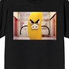 The Amazing World of Gumball Angry Banana Joe on Black Short Sleeve Adult T-Shirt - 2 of 3