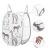 Unique Bargains Folding Laundry Basket 2441 Cubic-in 1 Pc - 4 of 4