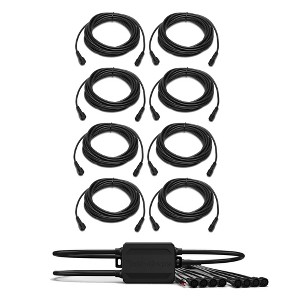 Rockford Fosgate PMX-RGB Color Optix Controller and 8 RGB-16 16' Extension Cables - 1 of 4