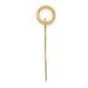 Black Bow Jewelry 14k Yellow Gold Madison Collection LG Classic Script Initial C Pendant - 2 of 4